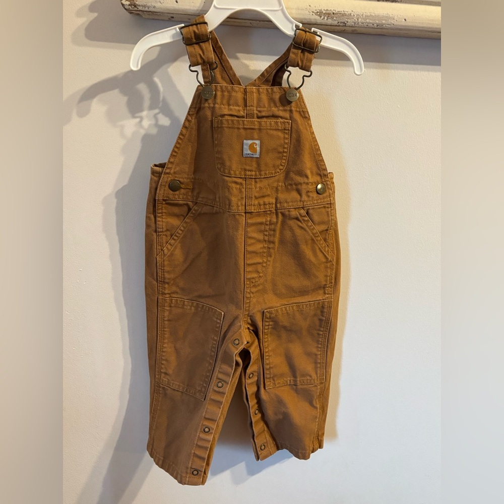Carhartt Kids Tan Overalls